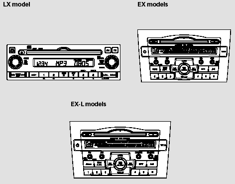 An audio system is standard on all