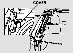 1. Open the tailgate. Place a cloth on