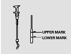 4. Remove the dipstick again, and