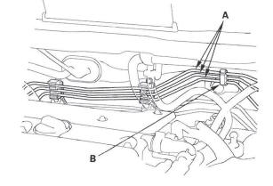 Honda CR-V. Conventional Brake Components