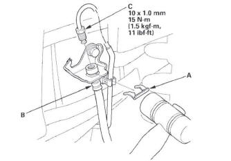 Honda CR-V. Conventional Brake Components