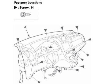 Honda CR-V. Dashboard