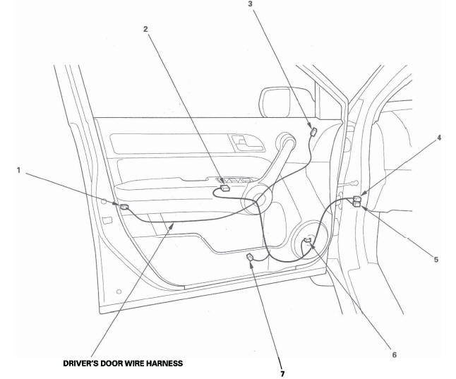 Honda CR-V. Connectors and Harnesses