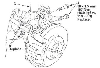 Honda CR-V. Front Suspension