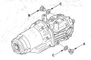 Honda CR-V. Rear Differential