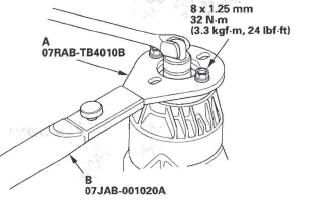 Honda CR-V. Rear Differential