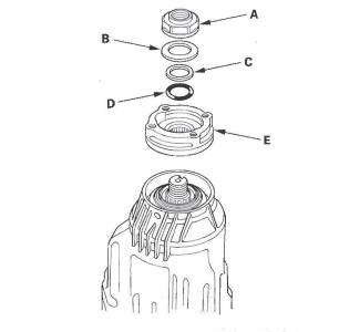 Honda CR-V. Rear Differential