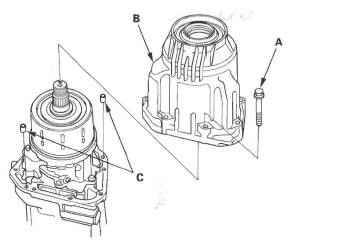 Honda CR-V. Rear Differential