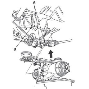 Honda CR-V. Rear Differential