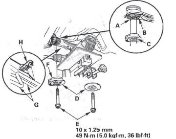 Honda CR-V. Rear Differential