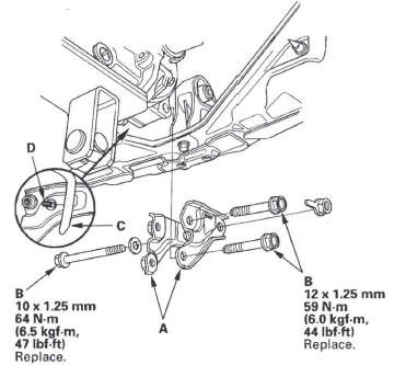 Honda CR-V. Rear Differential