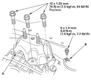 Honda CR-V. Engine Installation