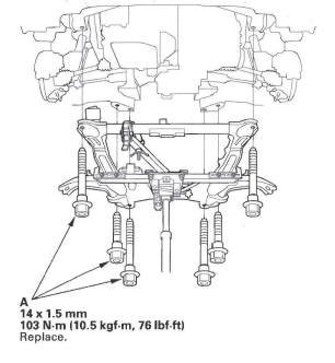 Honda CR-V. Engine Installation