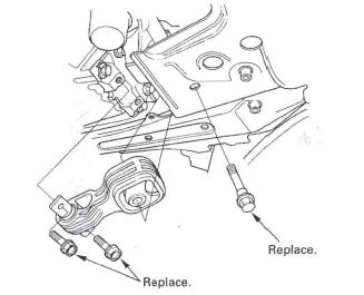 Honda CR-V. Engine Removal