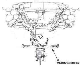 Honda CR-V. Engine Removal