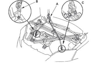 Honda CR-V. Engine Removal