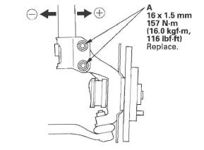 Honda CR-V. Front and Rear Suspension