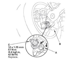 Honda CR-V. Front and Rear Suspension