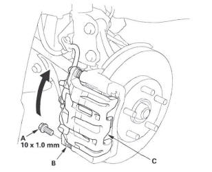 Honda CR-V. Conventional Brake Components