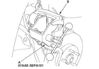 Honda CR-V. Conventional Brake Components