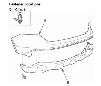 Honda CR-V. Bumpers