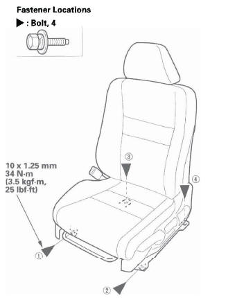 Honda CR-V. Seats