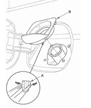 Honda CR-V. Fuel Fill Door