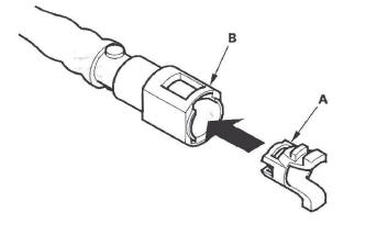 Honda CR-V. Fuel Line/Quick-Connect Fitting Installation