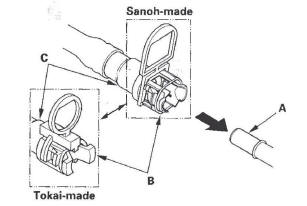 Honda CR-V. Fuel Line/Quick-Connect Fitting Installation