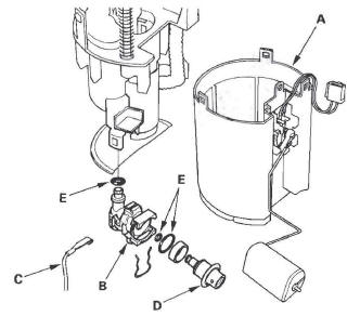 Honda CR-V. Fuel Pressure Regulator Replacement