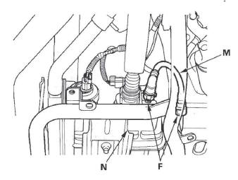 Honda CR-V. Fuel Line/Quick-Connect Fitting Precautions