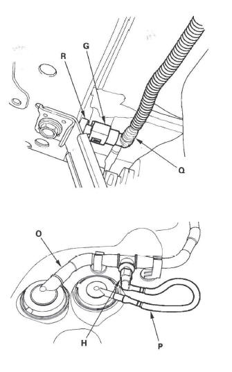 Honda CR-V. Fuel Line/Quick-Connect Fitting Precautions