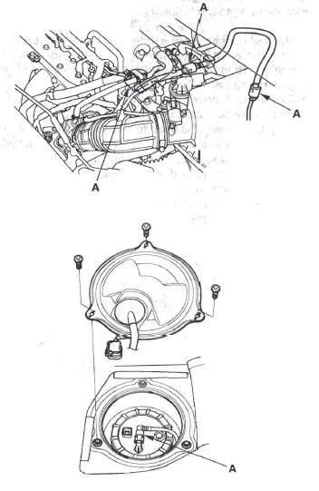 Honda CR-V. Fuel Line/Quick-Connect Fitting Removal