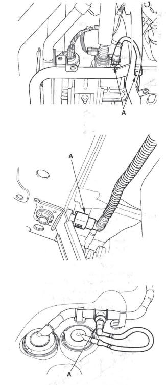 Honda CR-V. Fuel Line/Quick-Connect Fitting Removal