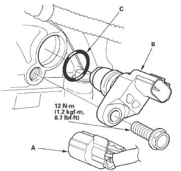 Honda CR-V. CMP Sensor B Replacement