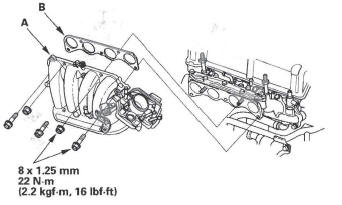 Honda CR-V. Intake Manifold and Exhaust System