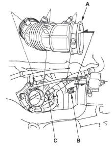 Honda CR-V. Intake Manifold and Exhaust System