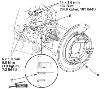 Honda CR-V. Rear Suspension