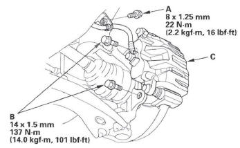 Honda CR-V. Front Suspension