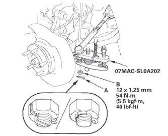 Honda CR-V. Front Suspension