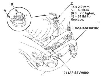 Honda CR-V. Front Suspension