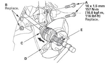 Honda CR-V. Front Suspension