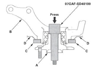 Honda CR-V. Front Suspension