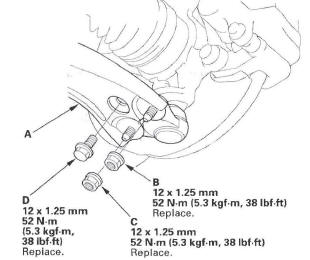 Honda CR-V. Front Suspension