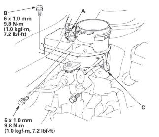Honda CR-V. Conventional Brake Components