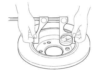 Honda CR-V. Conventional Brake Components