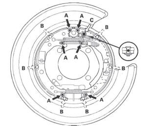 Honda CR-V. Conventional Brake Components