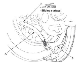 Honda CR-V. Conventional Brake Components