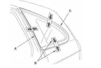 Honda CR-V. Glass