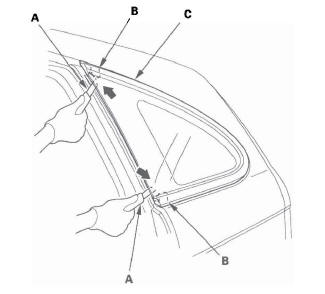 Honda CR-V. Glass